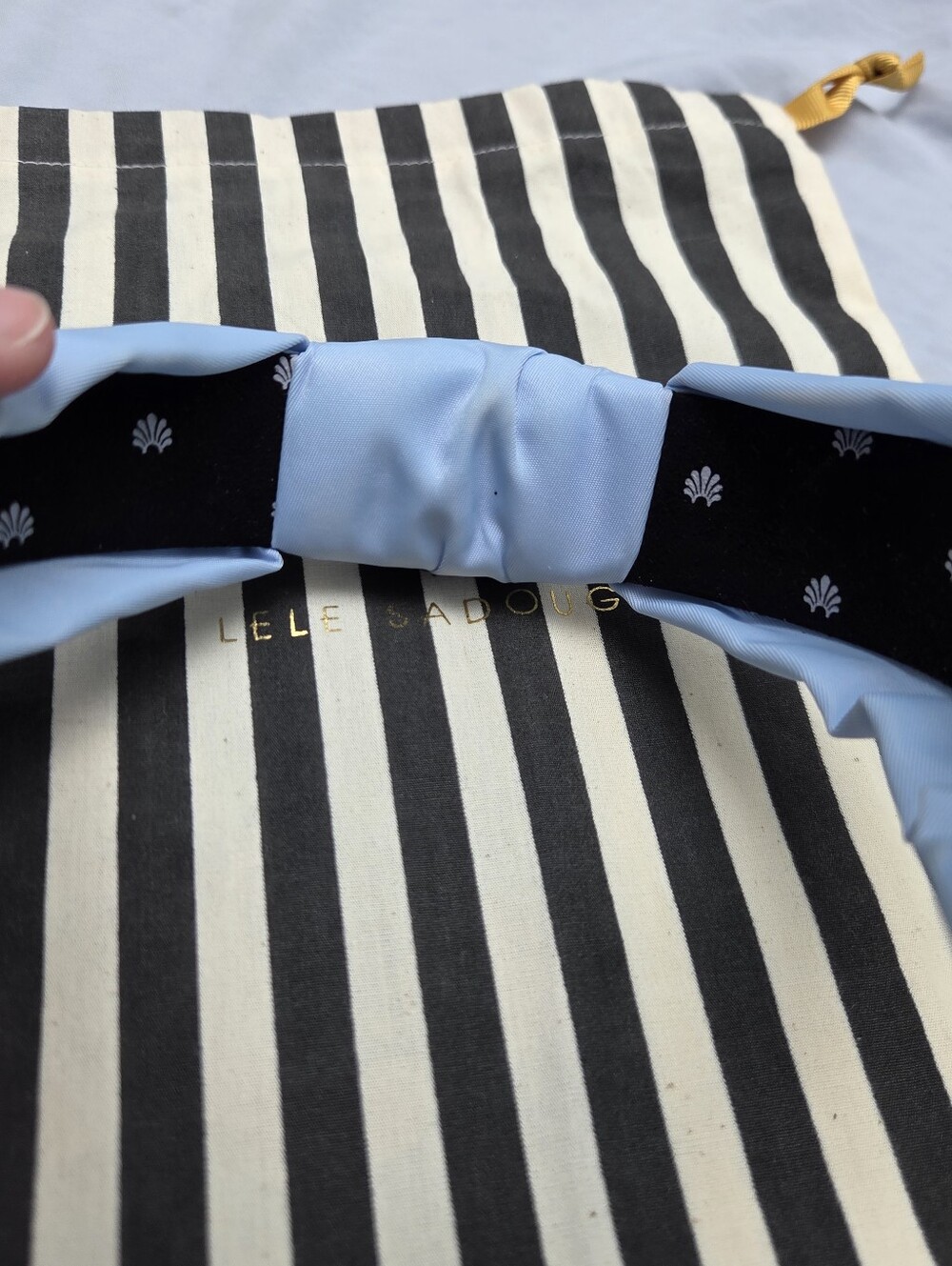 Lele Sadoughi Periwinkle Non-embellished Headband - Picture 7 of 7